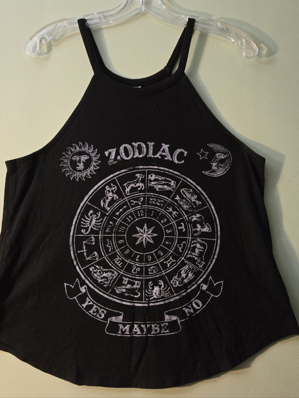 Rare Zodiac High Neck Graphic Tank. XL